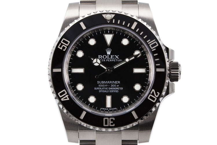 2016 Rolex Submariner 114060