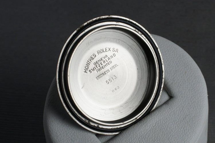 1963 Rolex Submariner 5513 Early PCG SWISS Underline Dial