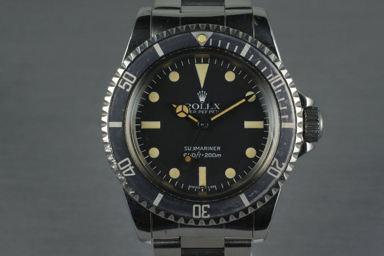 1982 Rolex Submariner 5513 Mark 4 Maxi Dial4