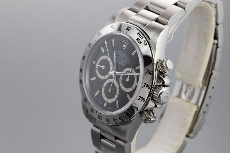 1993 Rolex Zenith Daytona 16520 with Black Inverted 6 Dial