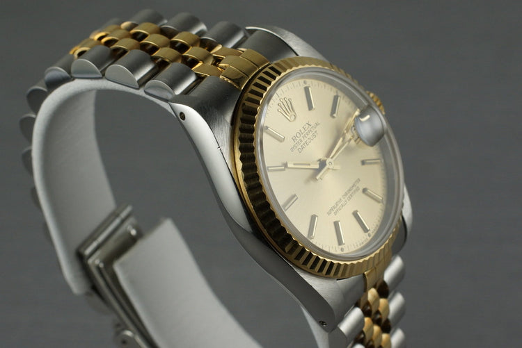 1991 Rolex Two Tone DateJust Mid Size 68273