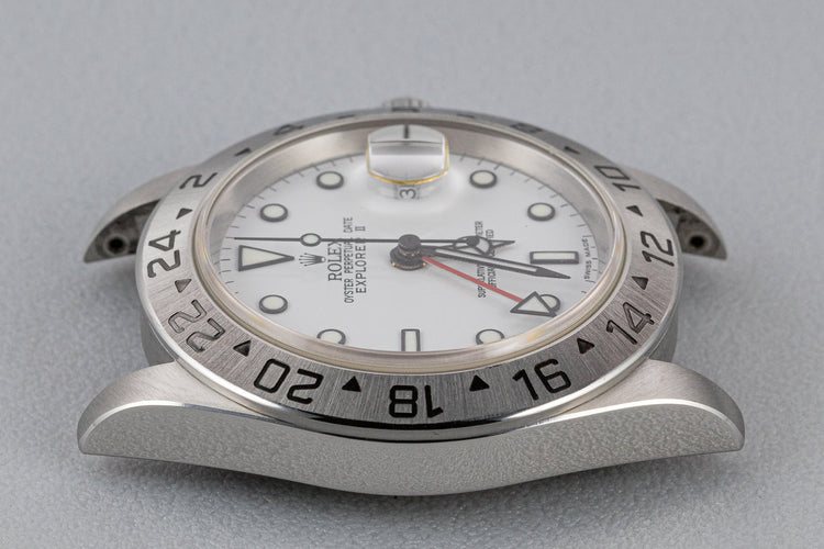 2003 Rolex Explorer II 16570 White Dial