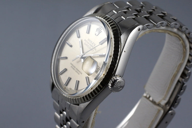1971 Rolex DateJust 1601 Silver Dial