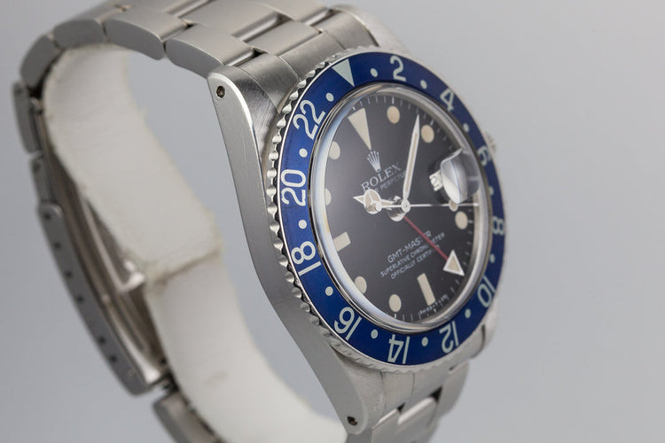 1978 Rolex GMT 1675 Blueberry