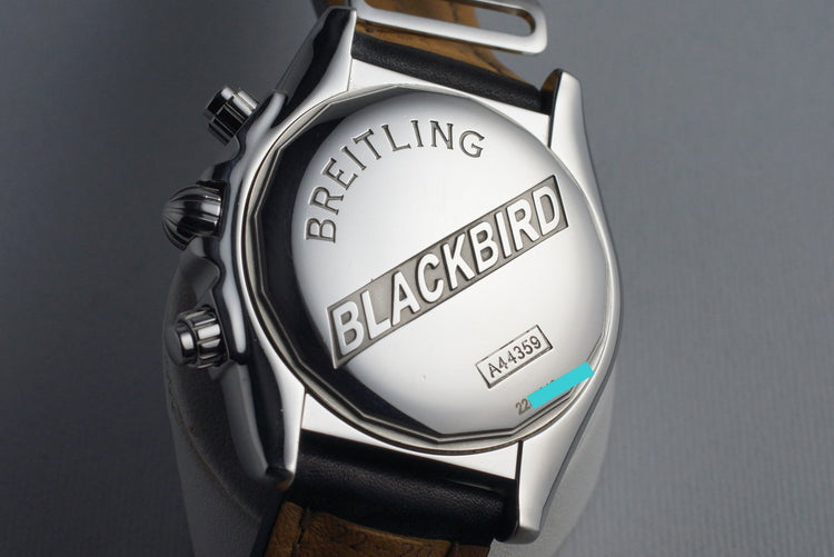 2007 Breitling Blackbird A44359 with Box and Papers