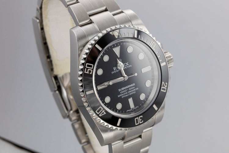 2017 Rolex Submariner 114060 with Box and Papers
