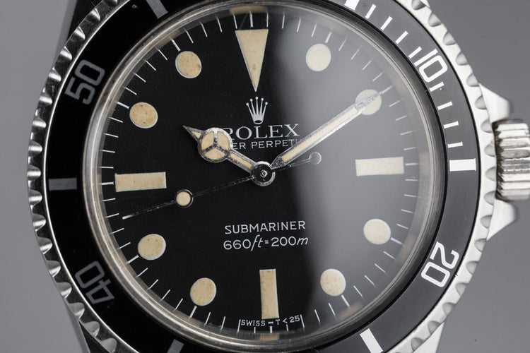 1981 Rolex Submariner 5513 with Maxi IV Dial
