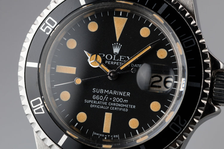 1979 Rolex Submariner 1680 with Service papers