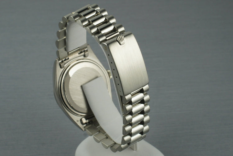 1969 Rolex 18K White Gold Day-Date 1803 with Factory Diamond Dial