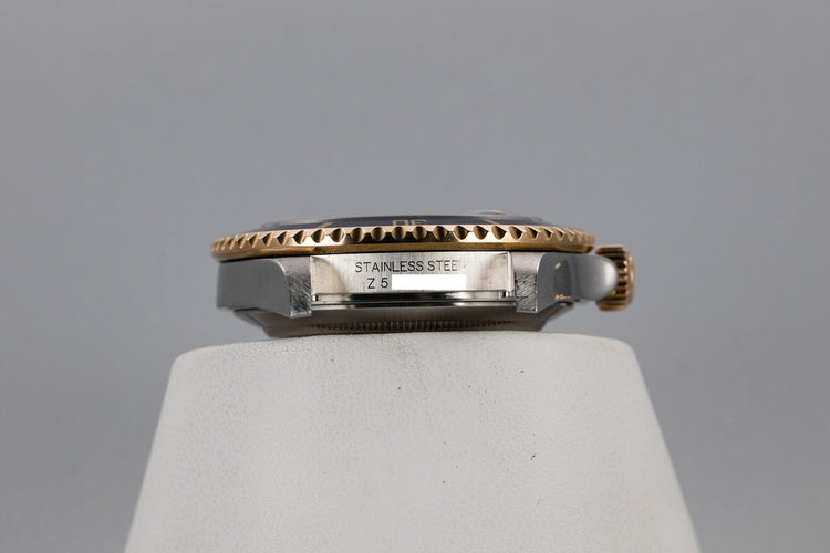 2006 Rolex Two-Tone Submariner 16613 Serti Dial with Box and Papers
