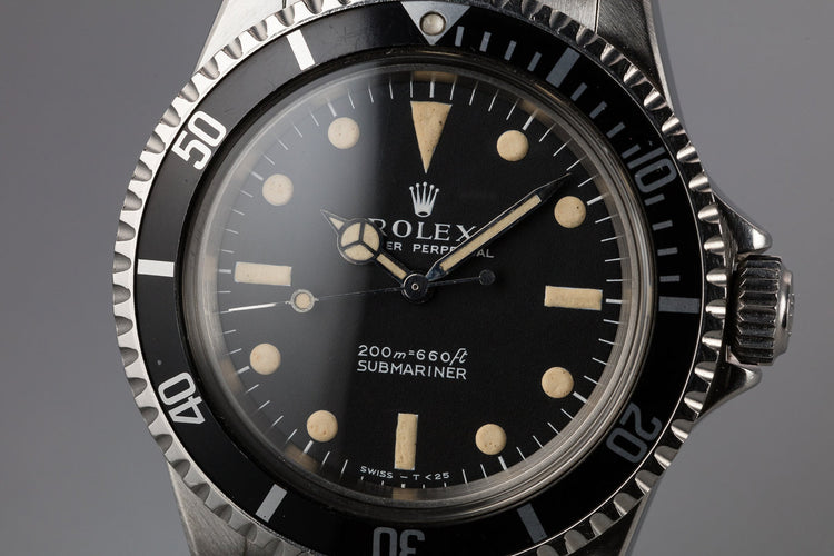 1966 Rolex Submariner 5513 with Meters First Dial