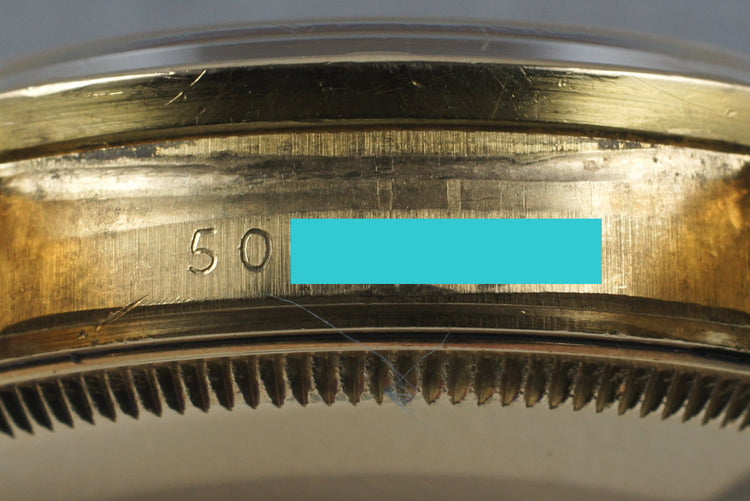 1977 Rolex 18K Date 1501 with Champagne Sigma Dial