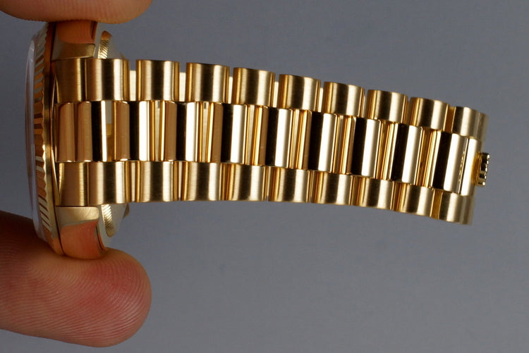 1989 Rolex YG Day-Date 18238 Champagne Dial with Box and Papers