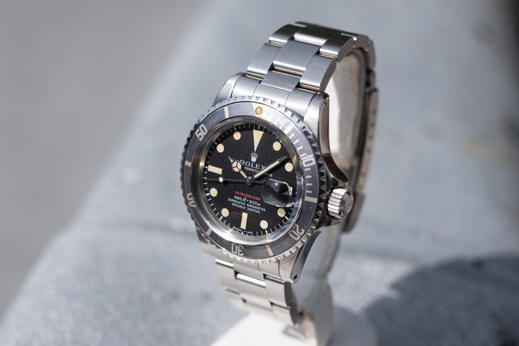 1970 Rolex Red Submariner 1680 Mark 4 Dial