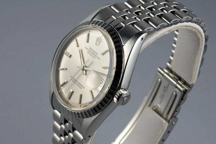 1972 Rolex DateJust 1603 Silver Sigma Dial