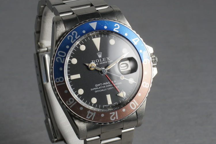 Rolex GMT 1675 Mark 1 with Double Punched Papers