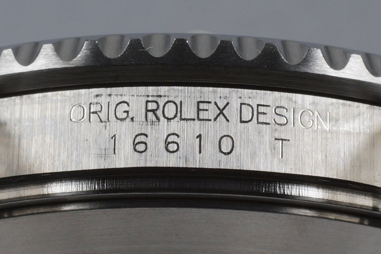 2003 Rolex Green Submariner 16610LV with Box and Papers ‘Y Serial Full Set’