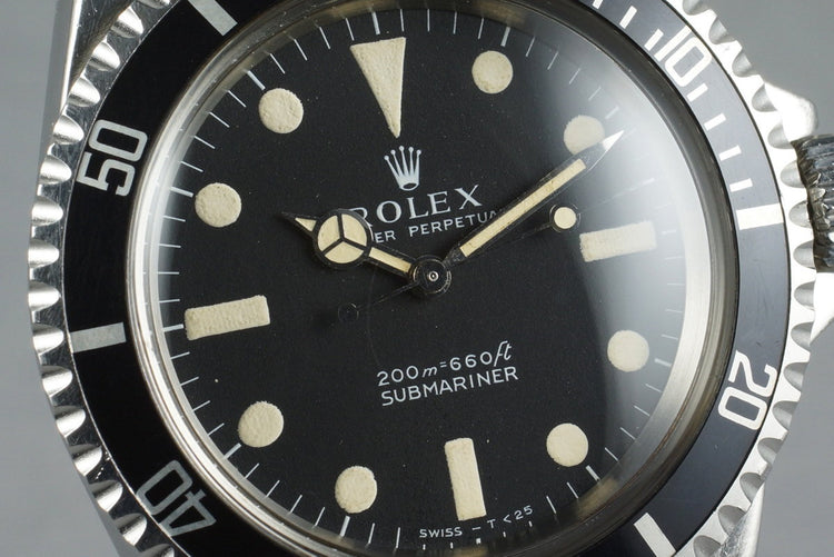 1968 Rolex Submariner 5513 Meters First