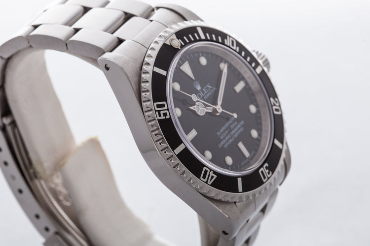 2006 Rolex Submariner 14060M 4 Line Dial