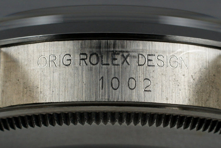 1988 Rolex Oyster Perpetual Blue Dial 1002 with RSC Papers