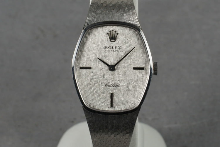 1970 Rolex Ladies White Gold Cellini with papers