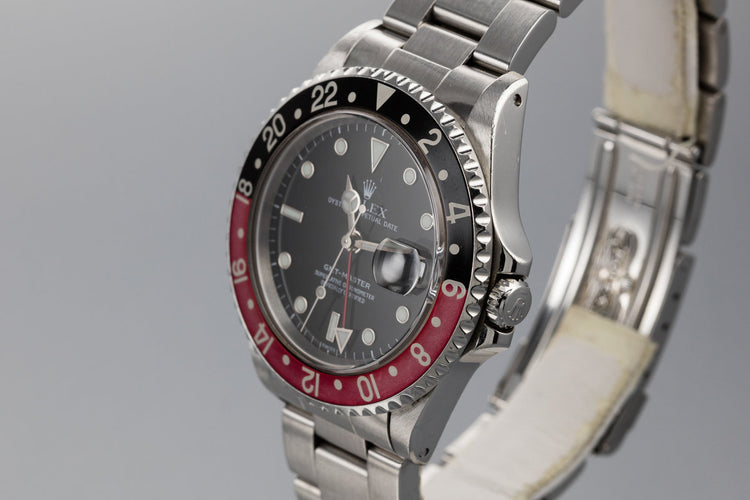 1999 Rolex GMT-Master 16700 SWISS Only Dial with Faded "Coke" Bezel