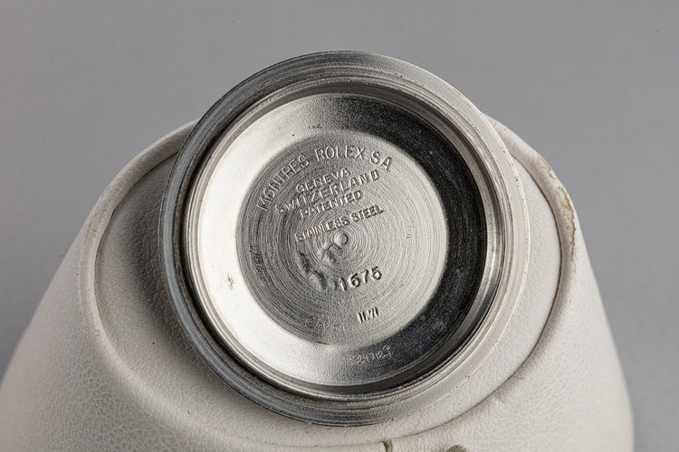 1971 Rolex GMT-Master 1675 Fat Font "Pepsi" Insert
