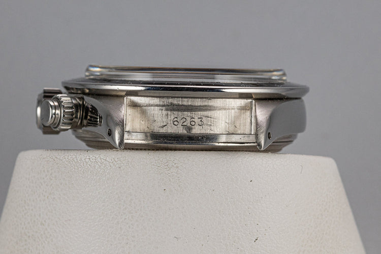 1980 Rolex Daytona 6263 Silver "Big Red" Dial with Papers and Service Papers