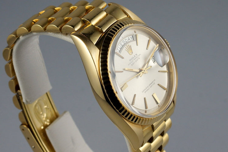 1965 Rolex YG Day-Date 1803 with Big Rolex Logo Bracelet