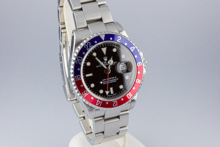 2000 Rolex GMT-Master II 16710 "Pepsi" Bezel