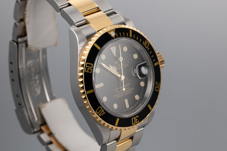 2005 Rolex Two-Tone Submariner 16613 with Box and Papers