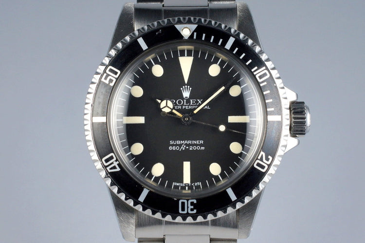 1979 Rolex Submariner 5513 Mark III Maxi Dial