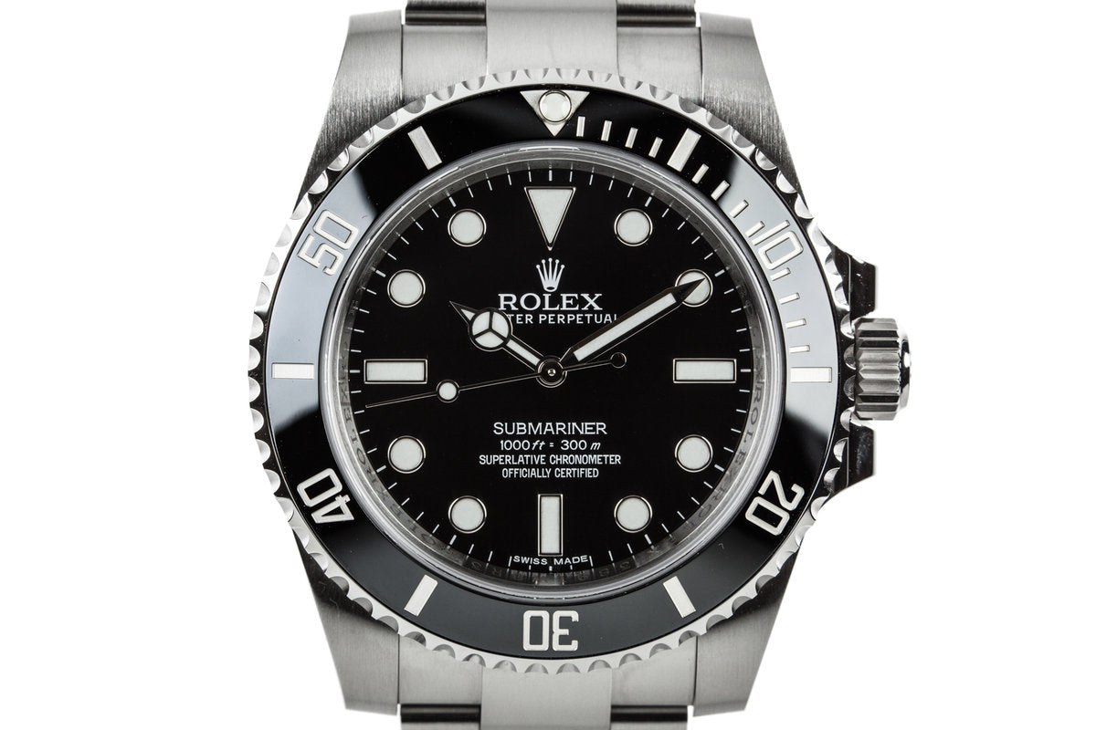 HQ Milton - 2015 Rolex Submariner 114060 Box and Papers, Inventory #9679, For Sale