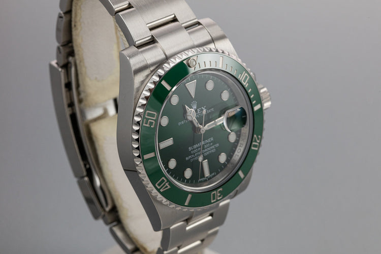 2015 Rolex Submariner 116610LV "Hulk" with Box and Papers