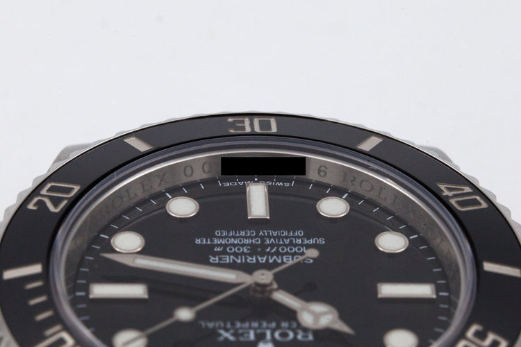 2013 Rolex Submariner 114060 with Box and Papers