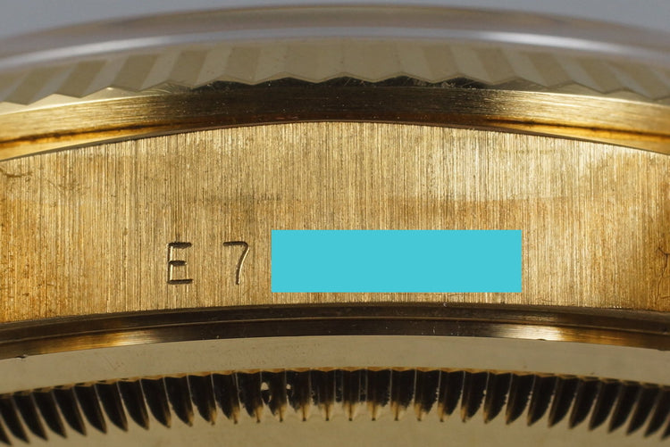 1991 Rolex YG Day-Date 18238 Champagne Dial with Box and Papers