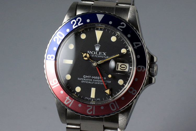 1981 Rolex GMT 16750 with Box and Papers