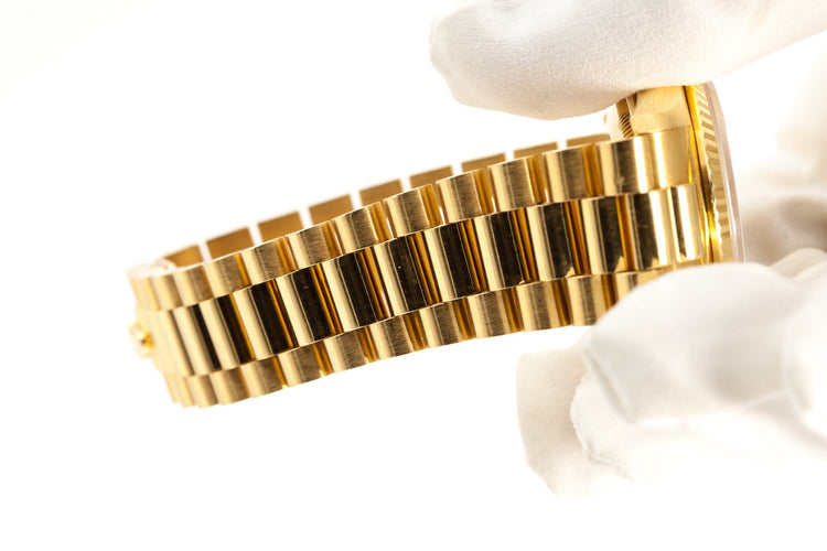 1991 Rolex YG Day-Date 18238 with Box and Papers