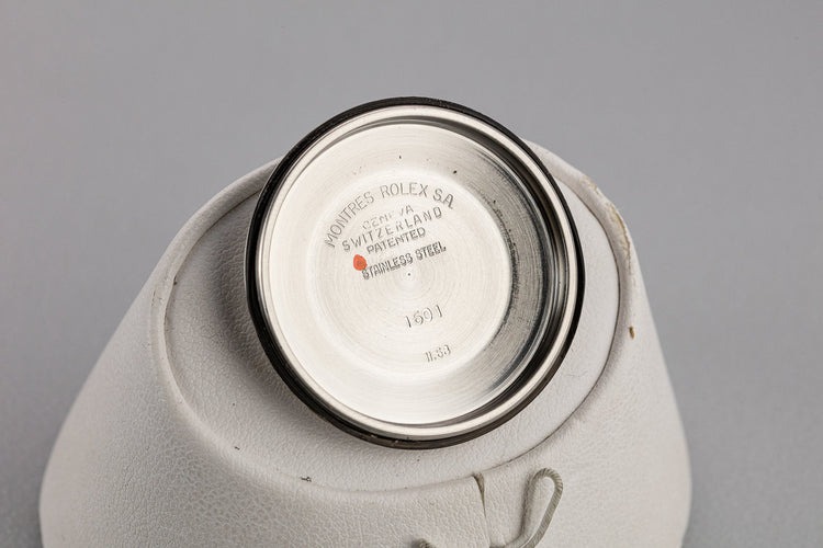 1968 Rolex DateJust 1601 No Lume Silver Dial