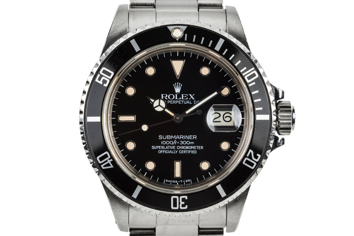 HQ Milton 1985 Rolex Submariner 16800 Inventory 9676 For Sale