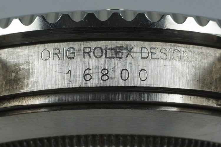 1981 Rolex Submariner 16800