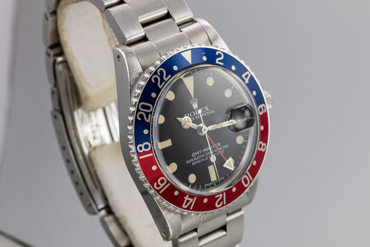 1982 Rolex GMT-Master 16750 "Pepsi" with Box and Papers