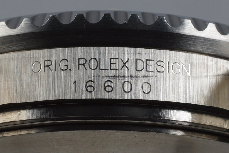 1999 Rolex Sea Dweller 16600