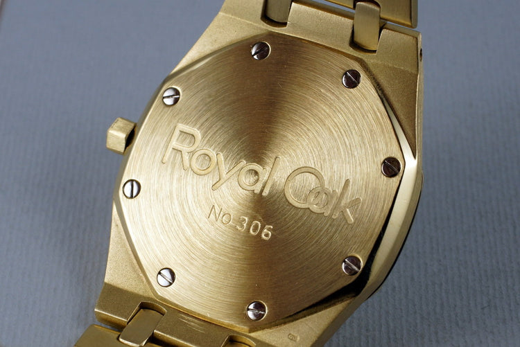 Late 1970’s YG Audemars Piguet 5402BA with Box and Service Papers