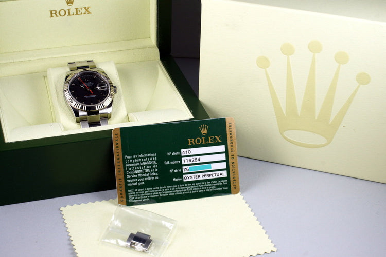 2006 Rolex DateJust 116264 Turn-O-Graph with Box and Papers