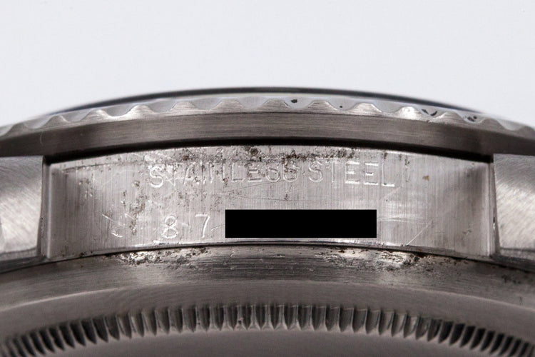 1985 Rolex Submariner 5513 with Black Service Dial