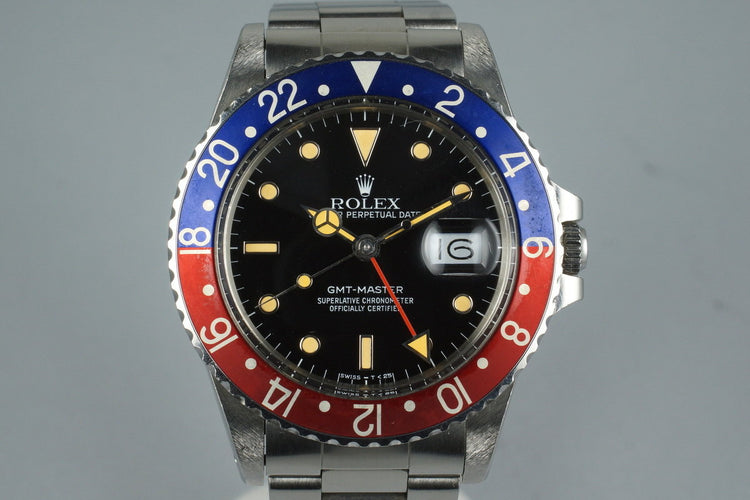 1986 Rolex GMT Master 16750