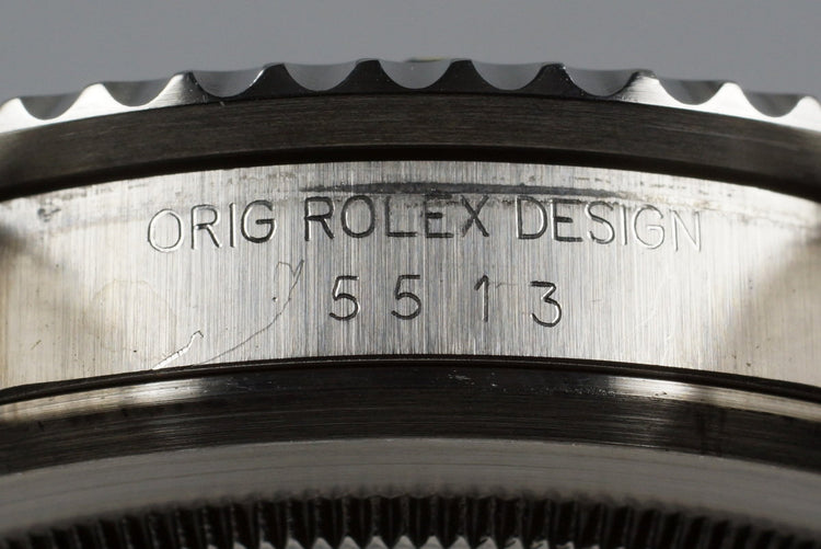 1988 Rolex Submariner 5513 with Box and Papers