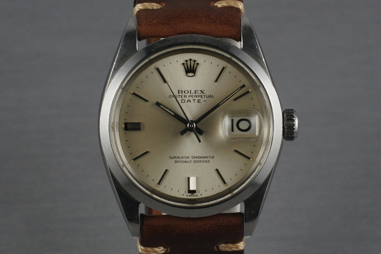 1968 Rolex Date 1500 with Silver Dial
