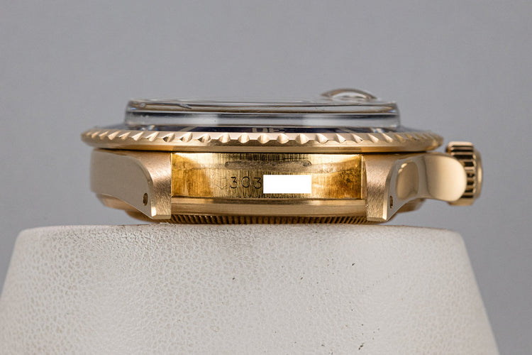 1972 Rolex 18K YG Submariner 1680 Blue Nipple Dial